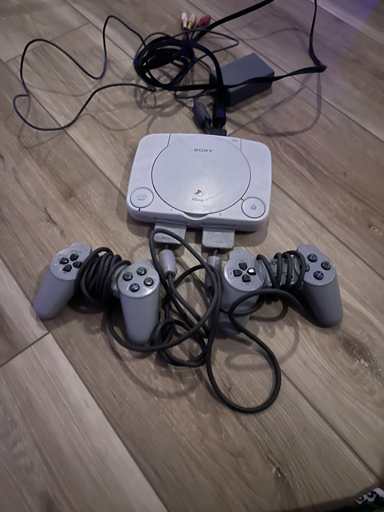 Sony PlayStation 1 Launch Edition Home Gaming Console in Classic Gray Retro Design