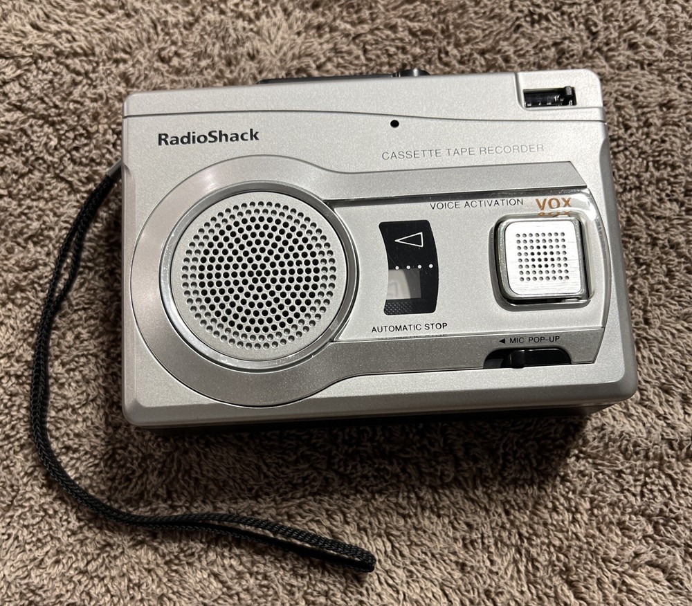 Radio Shack CTR-122 14-1129 Voice Activated Cassette Tape RecorderNEW OUT OF BOX