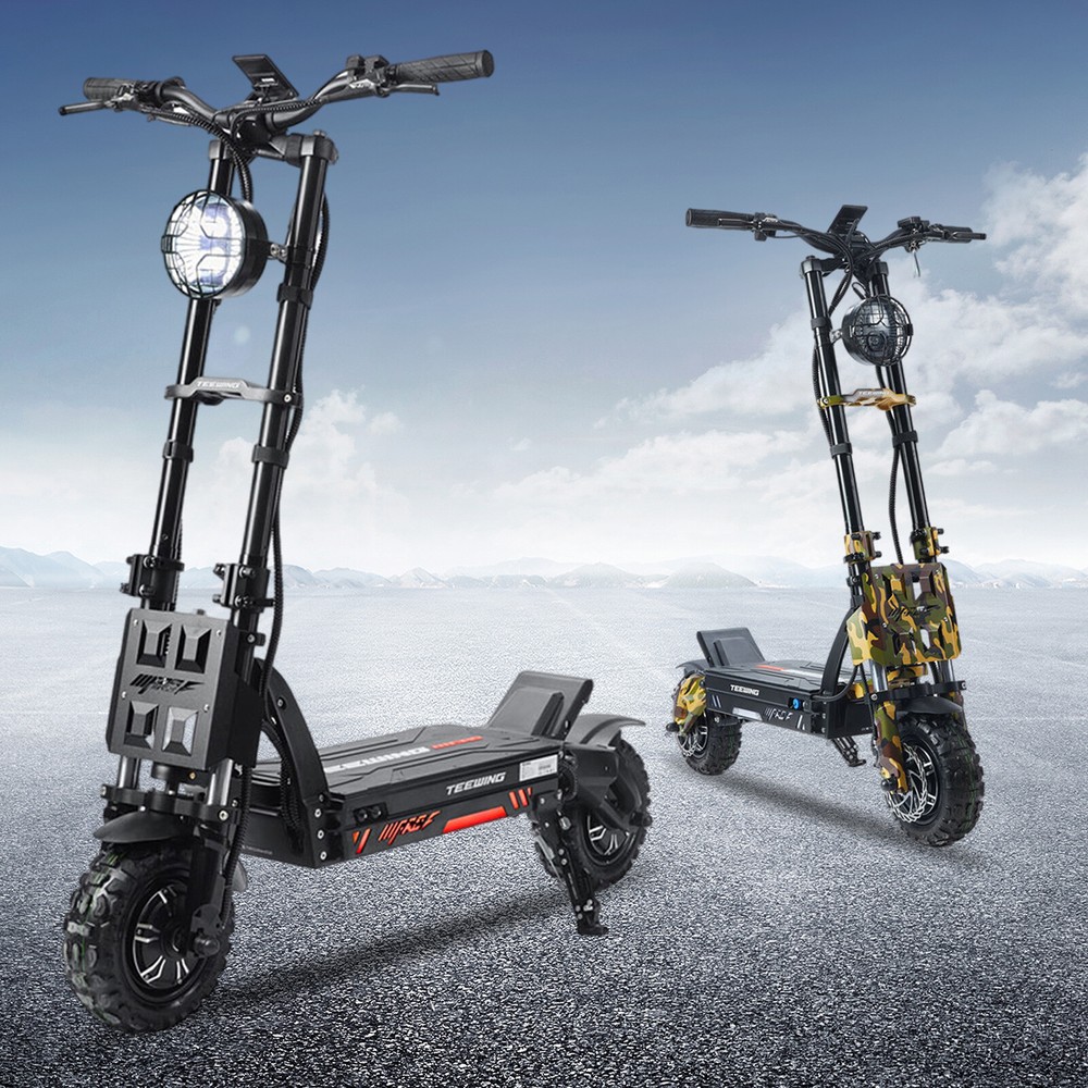 10000W 72V Foldable E-Scooter with Dual Motor & Off-Road Tires