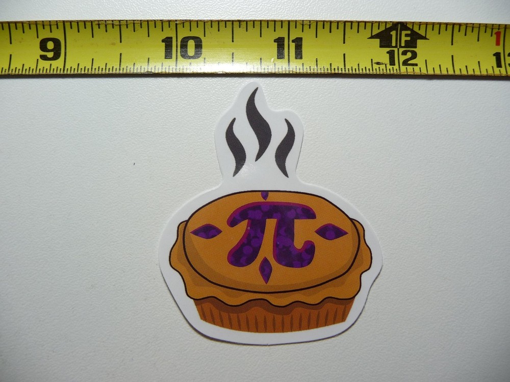 MATH WARM COOLING PI PIE STICKER DECAL SCHOOL TEACHER PROFESSOR MATHMATICS