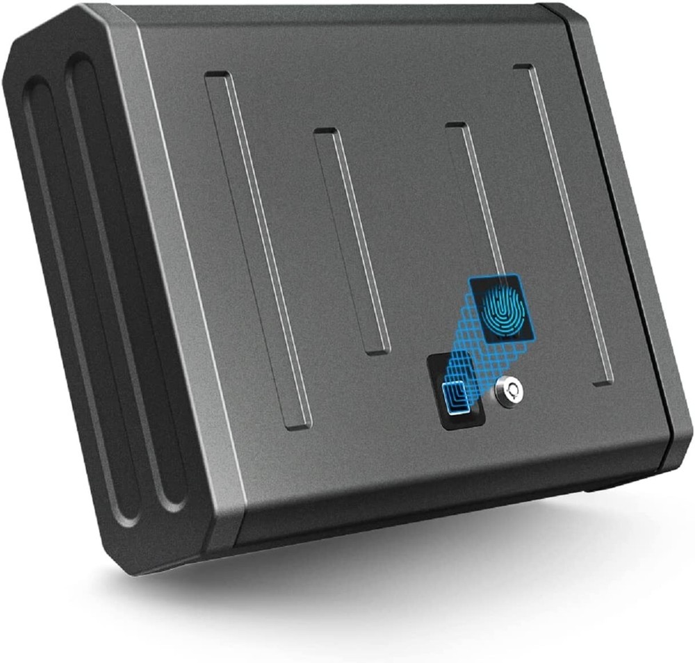 Biometric Gun Safe Quick-Access Pistol Safe Firearm-image