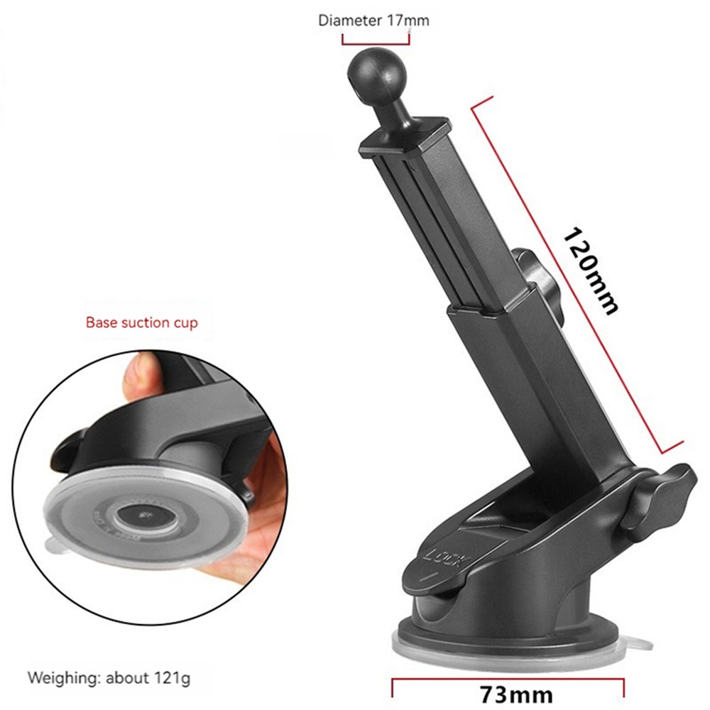 Swivel Adjustable Suction Cup Car Phone Mount Holder Stand