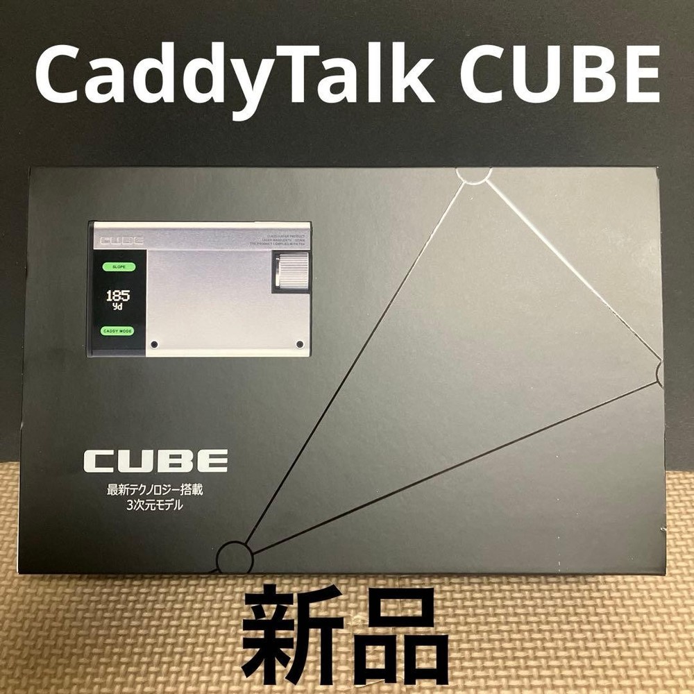 Caddy Talk Cube Golf Distance Measuring GOLFZON Device Gunmetal Black JP