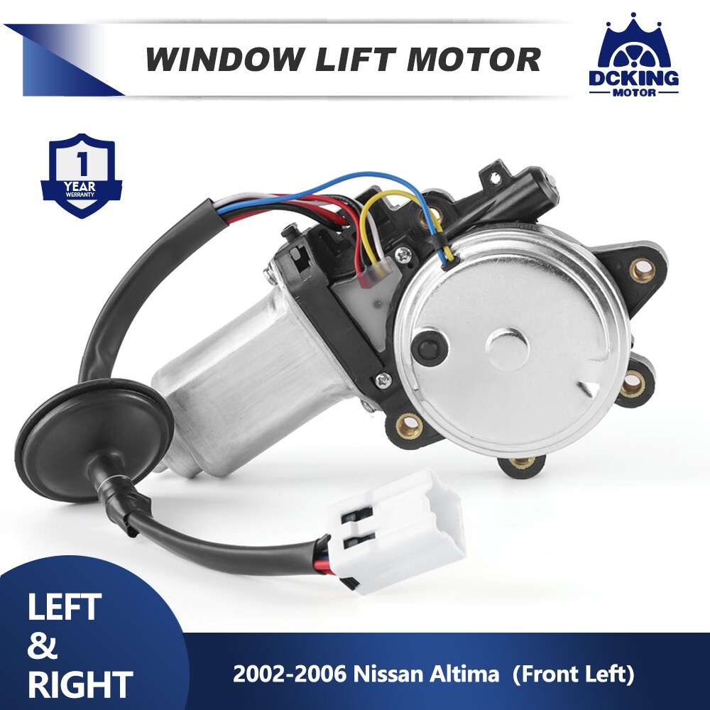 Window Lift Motor For 2002-2006 Nissan Altima Front Left Driver Side with 6 Pins