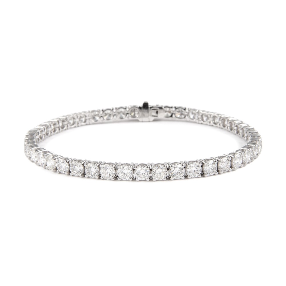 Alexander Beverly Hills 8.90ct Diamond Tennis Bracelet 18k White Gold