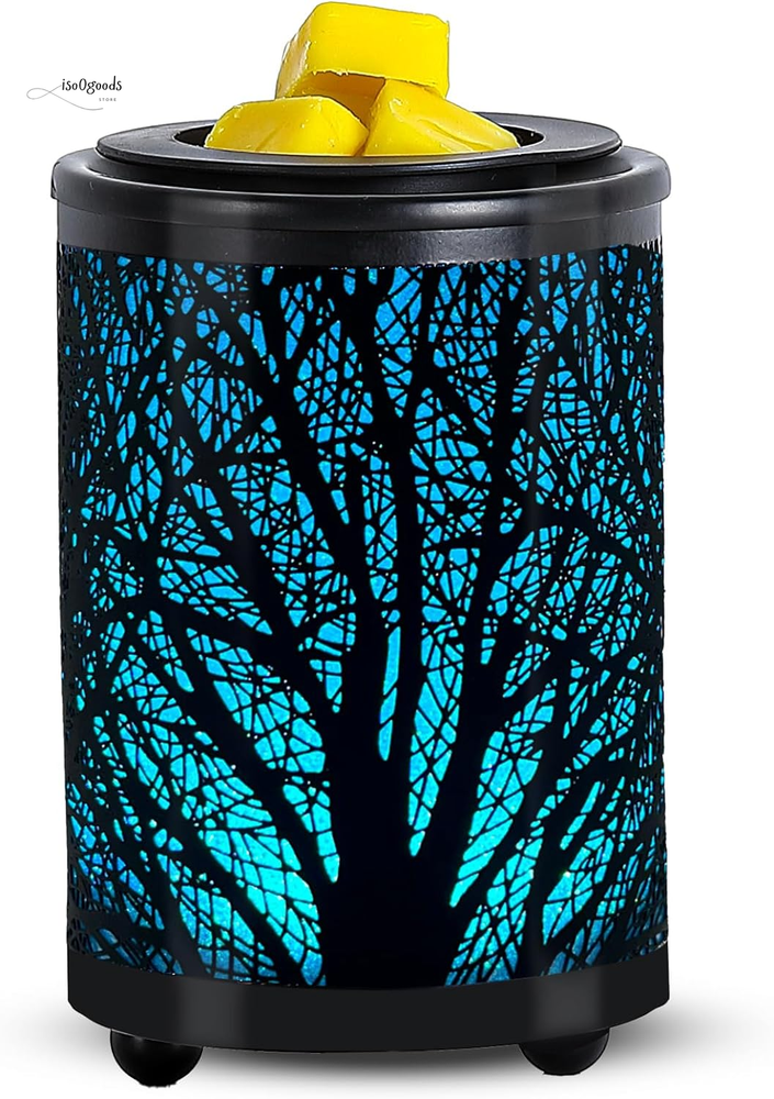 Electric Wax Melt Warmer PTC Heating Plate with 7 Colors LED Changing Light Wax