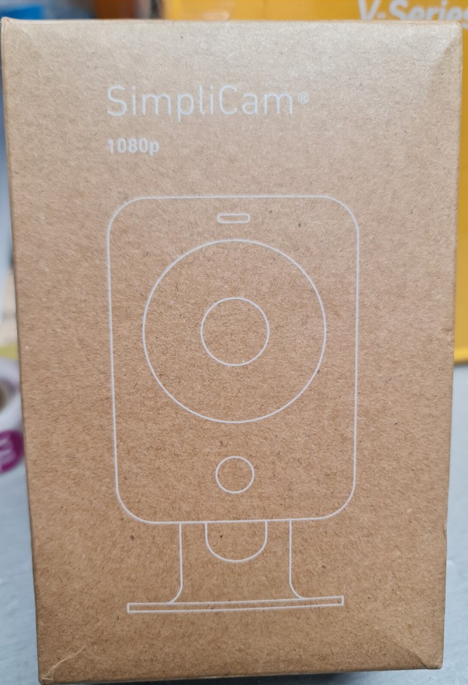 SimpliSafe SimpliCam HD Indoor Security Camera SSCM2 in Black