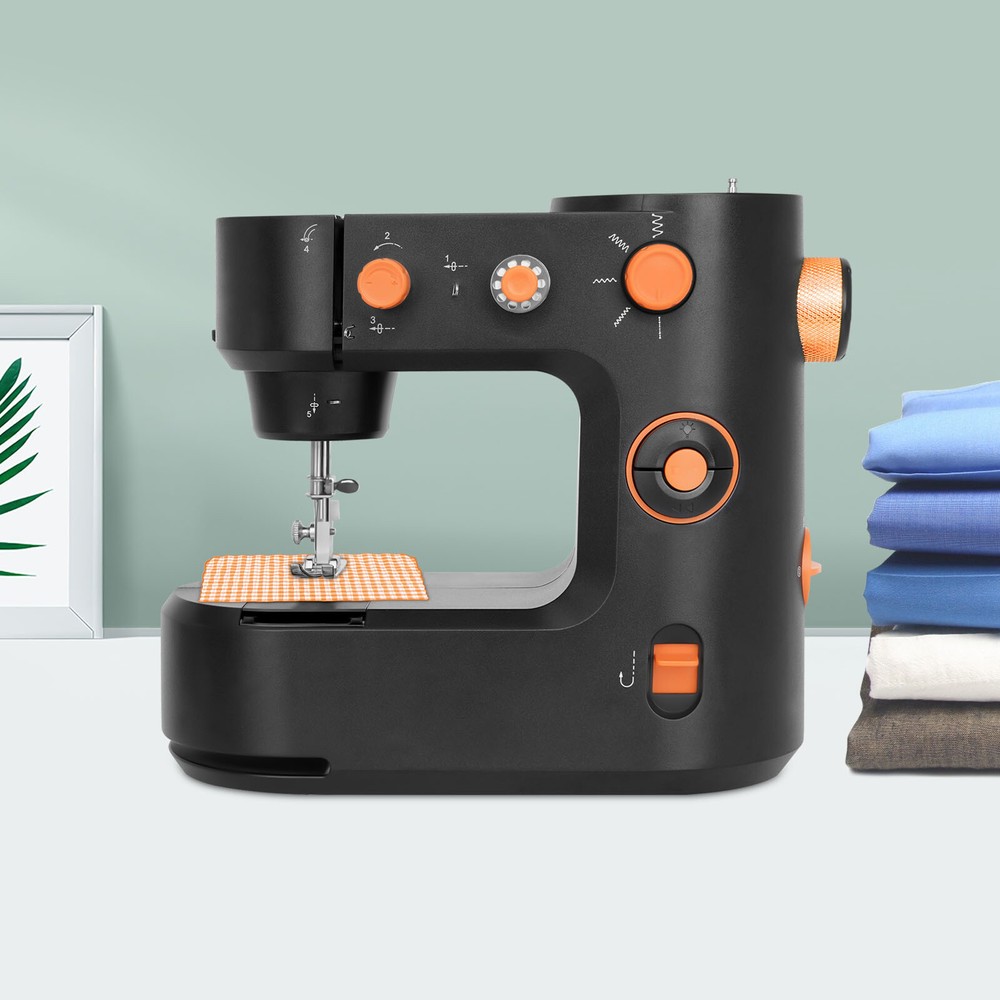 Compact Free-Arm Sewing Machine with Super Utility Stitch