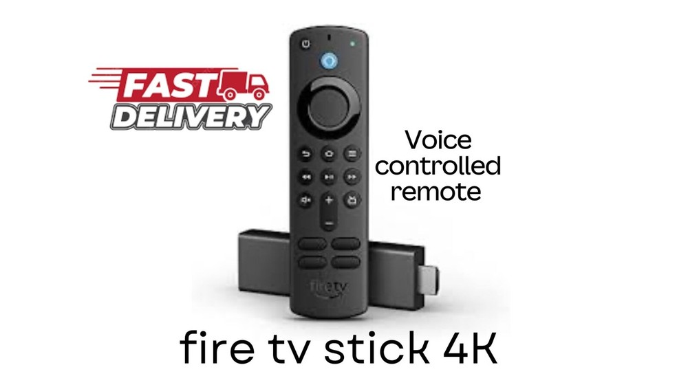 Amazon Fire TV HD Stick Voice Black Controlled Remote 4K FAST SHIPPING NEW WIFI-image