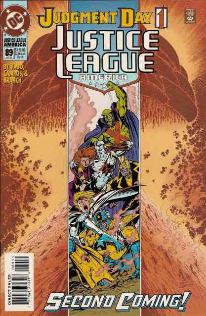 Justice League America #89 VF; DC | Dan Vado Judgment Day 1 - we combine shippin