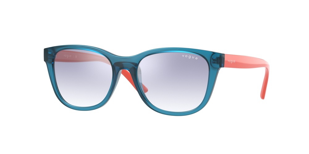 VOGUE KIDS VJ2010 27827B Blue Opal Clear Grad Blue Mir Silver 48 mm Sunglasses