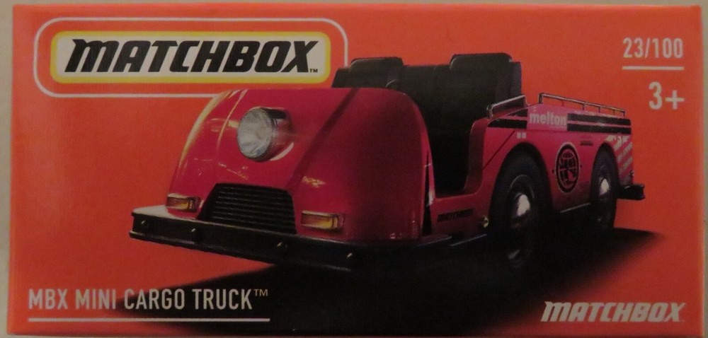 Matchbox 1:64  2021-Power Grabs MBX Mini Cargo Truck - Red - 23/100 New in Box