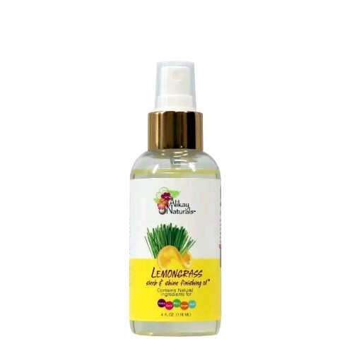 Alikay Naturals Lemongrass Sleek Finish Oil for Shine 4oz-image