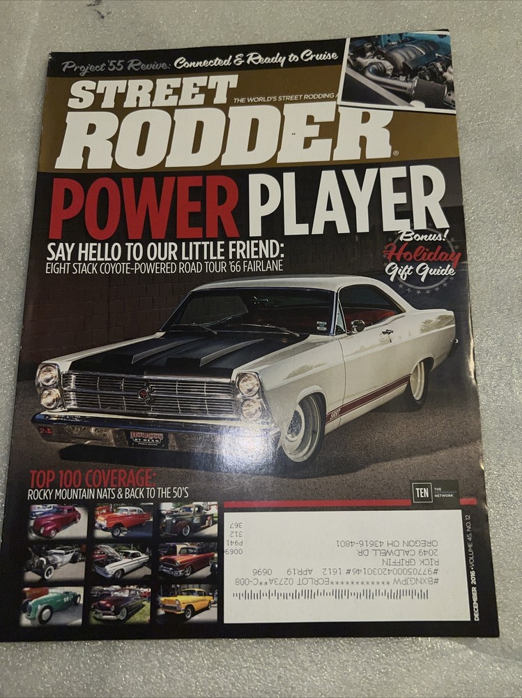Street Rodder Magazine - December 2016 -  T58