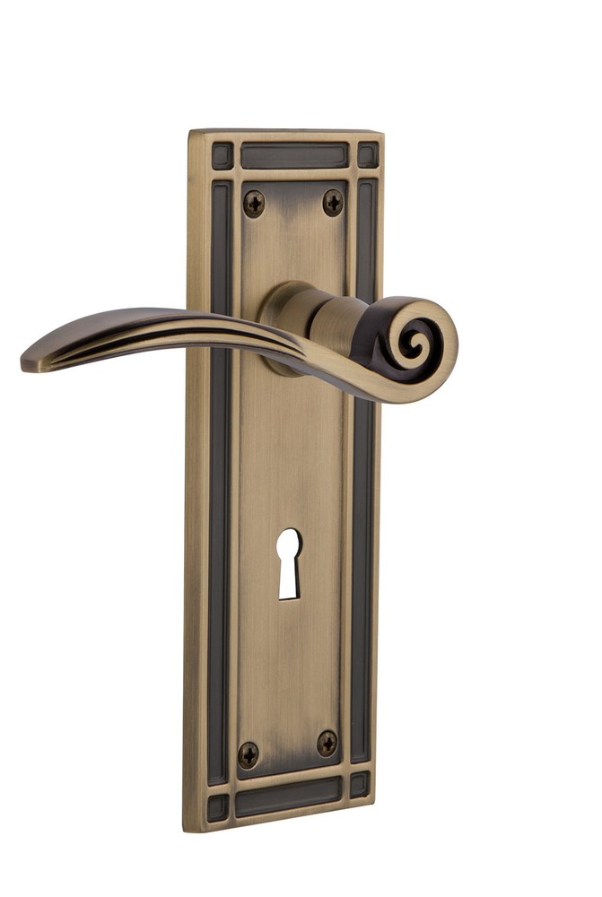 Nostalgic Warehouse MISSWN_PRV_234_KH Swan Privacy Door Lever Set