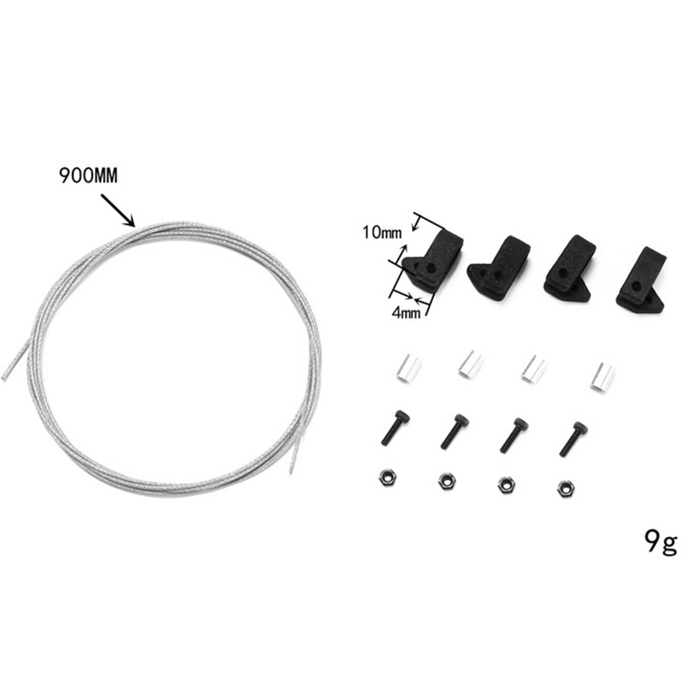 Steel Crossing Wire Rope Car Body Shell for TRX-4 TRX-6 Benz G63 G500 RC Car @@