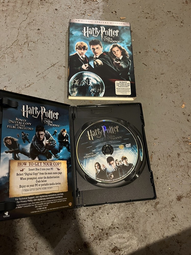 Harry Potter And The Order Of The Phoenix Complete DVD Collection  