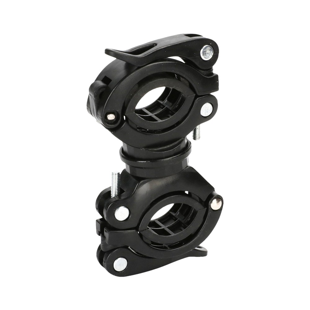 360° Rotating Bike Flashlight Mount Holder with Adjustable Clamp Bracket