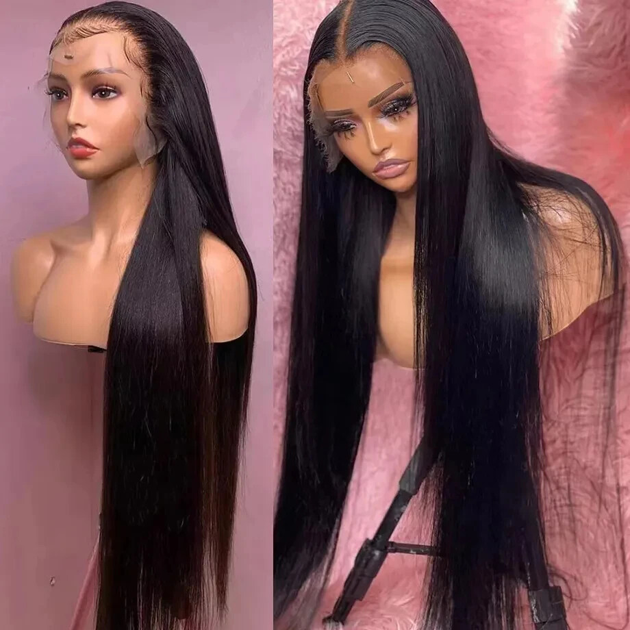 Glueless Brazilian Human Hair Wig Straight Lace Closure Wear And Go