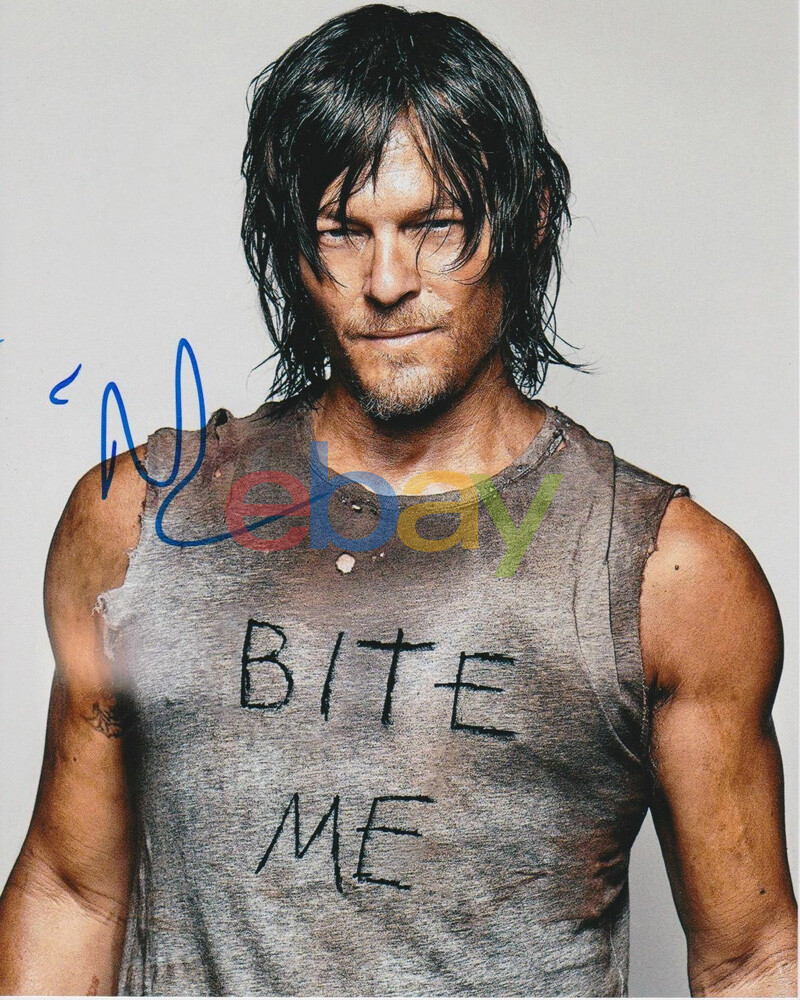 Norman Reedus Autographed Signed Photo 8x10 The Walking Dead Daryl Dixon Reprint