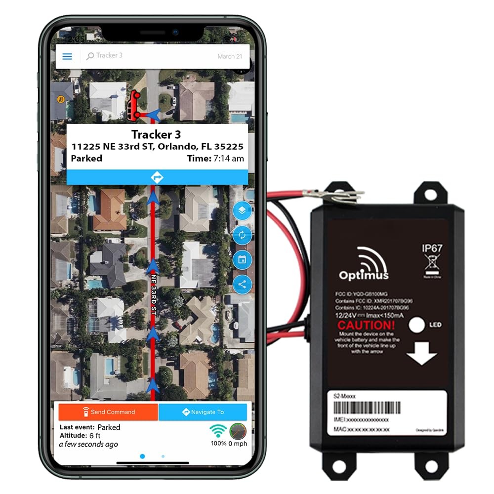 Wired GPS Tracker for Vehicles with Easy Battery Installation and Low Cost