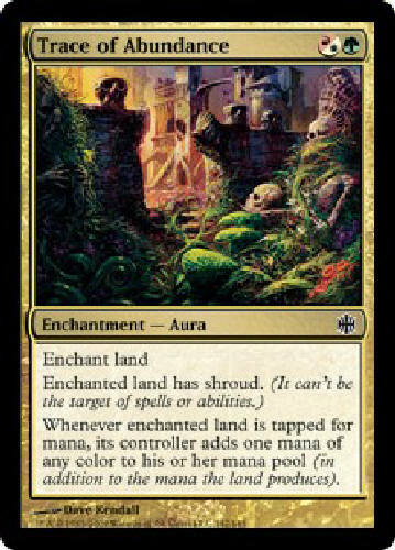 TRACE OF ABUNDANCE X4 4 4X Alara Reborn MTG Magic the Gathering Cards DJMagic