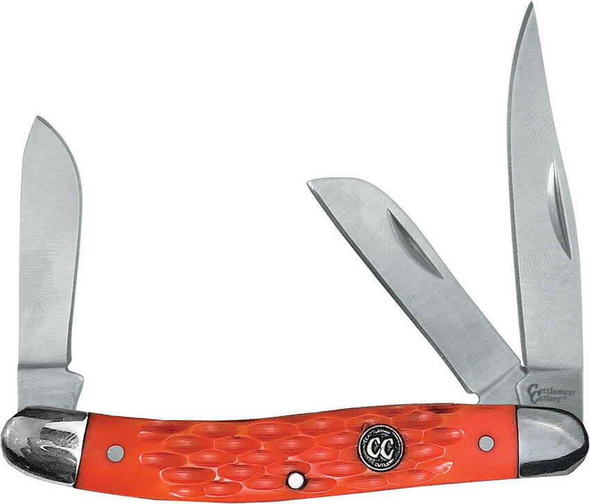 Cattleman’s Cutlery Orange Stockman Knife CC0001JOD for Everyday Carry