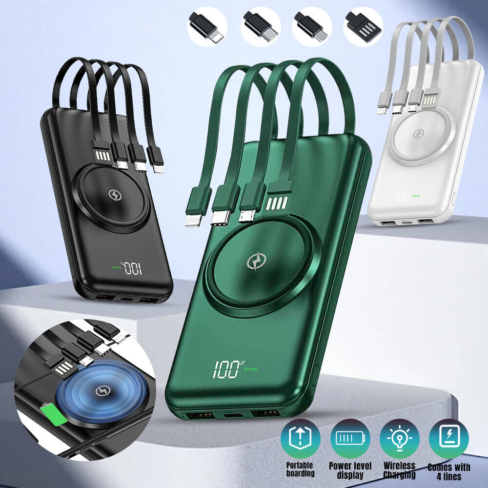 Portatil 900000mAh Cargador Fast USB Universal Para Celulares Bateria De Celular