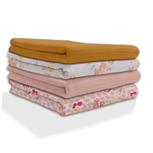 Soft Absorbent Cotton Kitchen Towels - Multipurpose Dish Cloth 50x Style 02