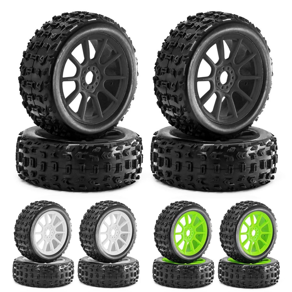1/8RC Off-Road Buggy Tires Wheel 17mm Hex for ARRMA Typhon Talion Traxxas Redcat