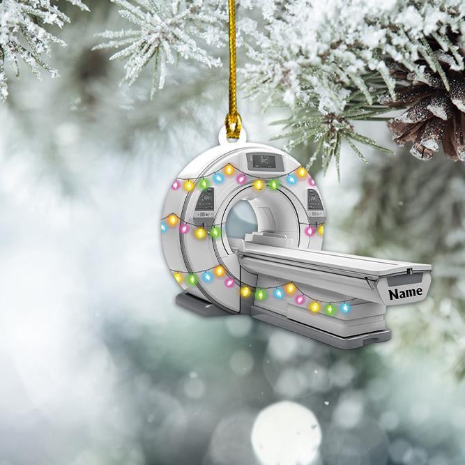 MRI Scan Machine Christmas Ornament  Medical Machine Ornament  MRI Technician