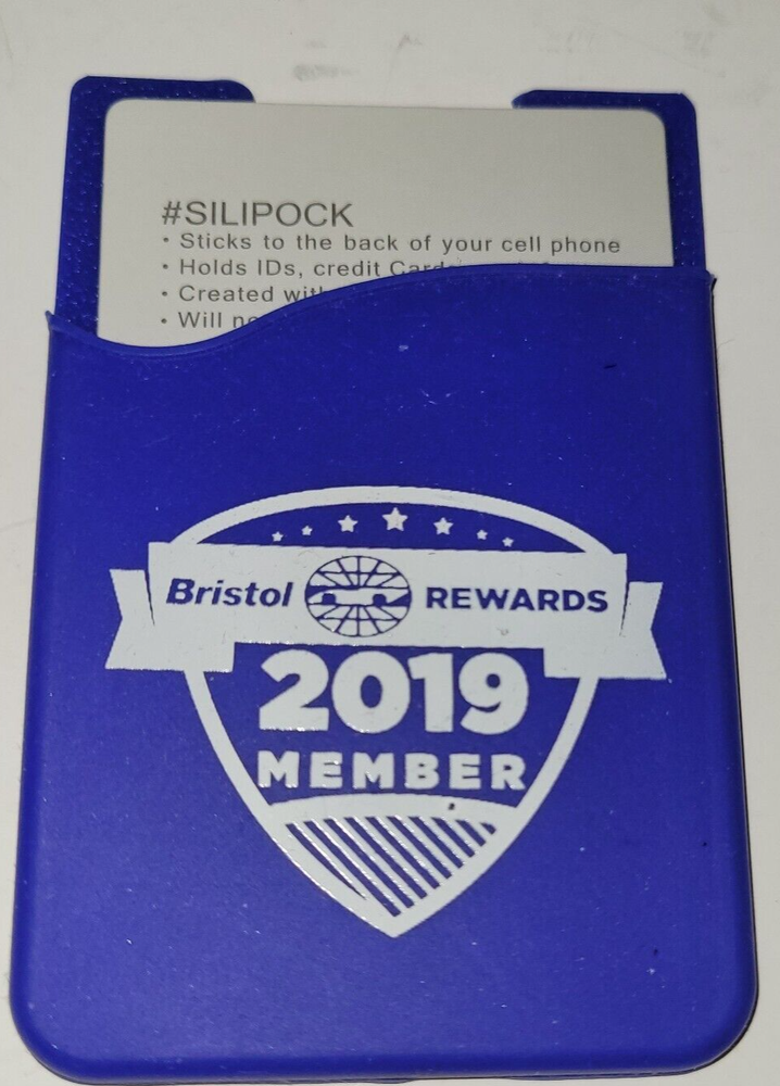 Slim Silicone Credit Card Holder for Bristo Rraceway 2019 Cell Phone-image