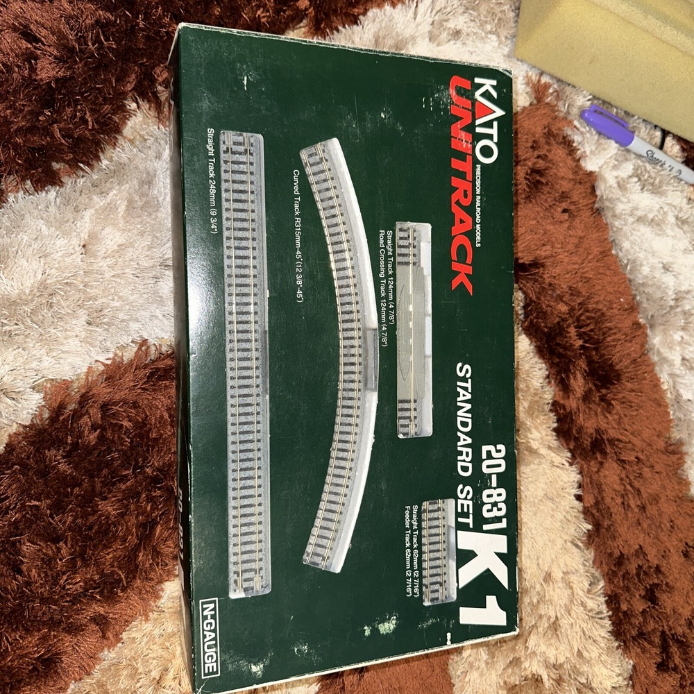 BRAND NEW Kato N-Gauge Unitrack K1 Standard Set 20-831; Buy NOW (Great Price)-image
