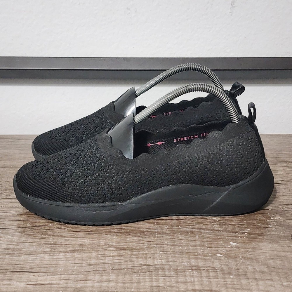 Skechers Seager Cup Casual Convo Women’s Slip-On Shoes Size 8.5 Black