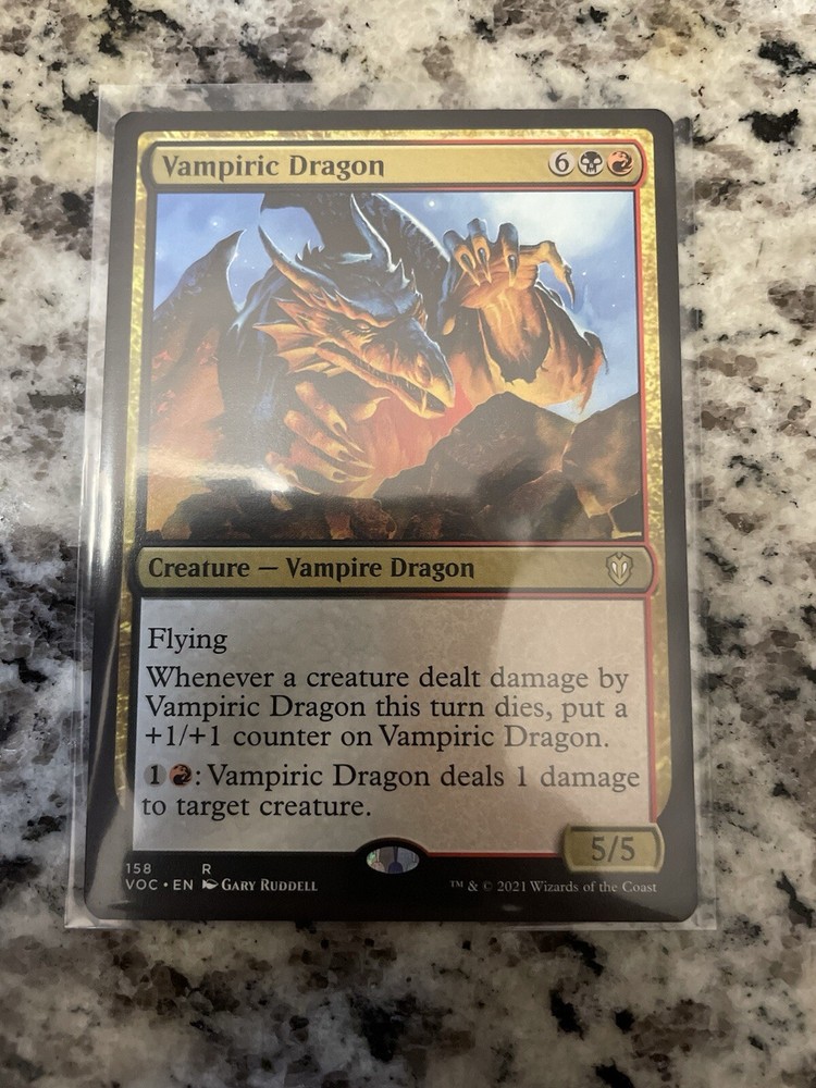 MTG - Vampiric Dragon Commander Innistrad Crimson Vow REGULAR RARE #158 NM
