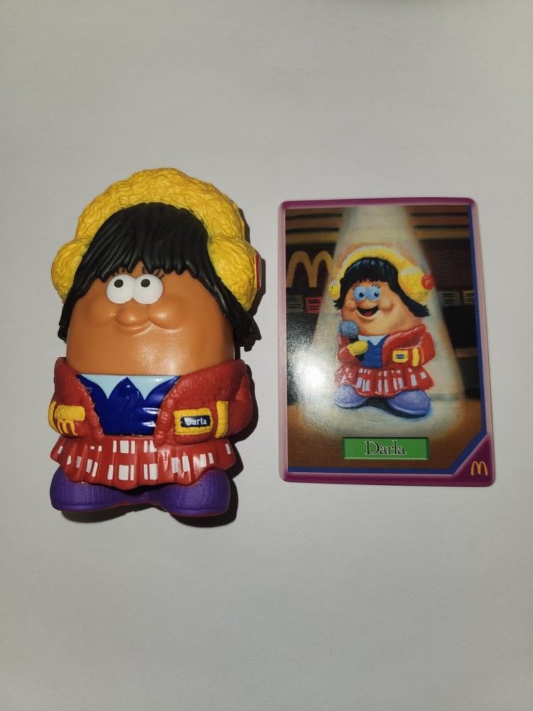 McDonald’s Darla McNugget Buddies Adult Happy Meal Toy with Card Opened