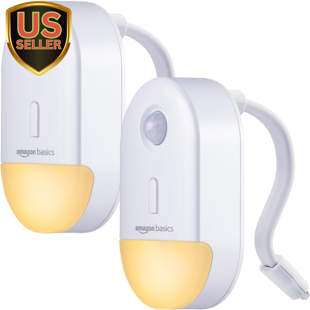 Color Changing LED Toilet Bowl Motion Sensor Light, Battery Operated, 2 Pack,...