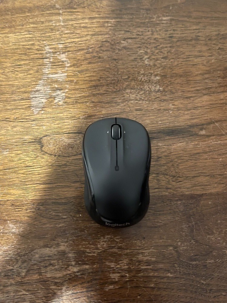 Logitech M325 Black Wireless Mouse with Comfortable Grip and Precision Scrolling