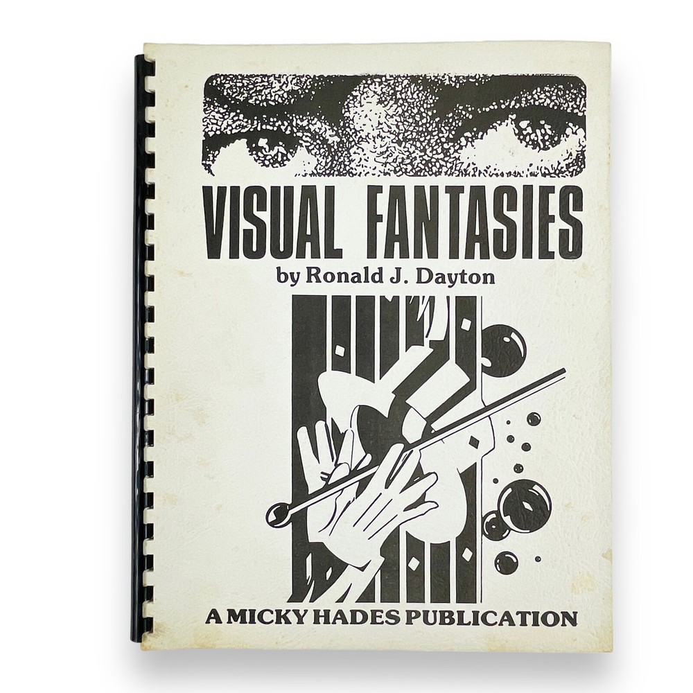 1986 Visual Fantasies by Ronald Dayton Tricks Effects Illusions With Cards Coins-image
