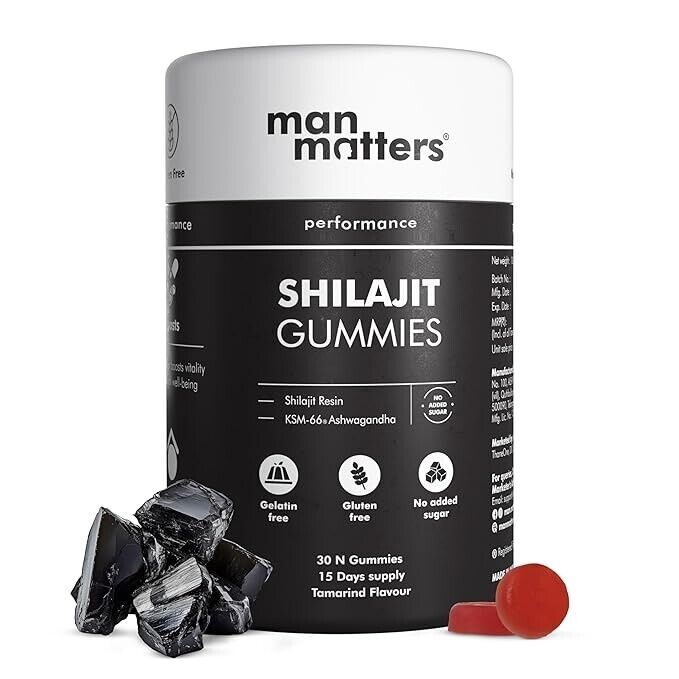 Pure Shilajit Gummies 30pcs | 75% Fulvic Acid | Stamina & Energy Boost | BUY NOW-image