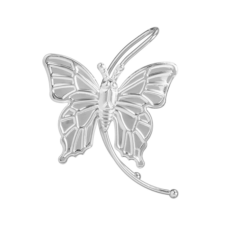 Stylish Gold Silver Butterfly Wrap Ear Cuff for Women Statement Jewelry