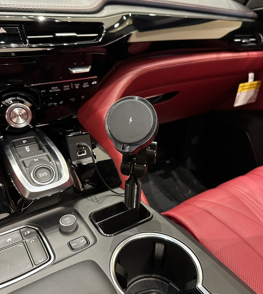 2022-2024 Acura MDX MagSafe Wireless Charging iPhone Mount (Black)