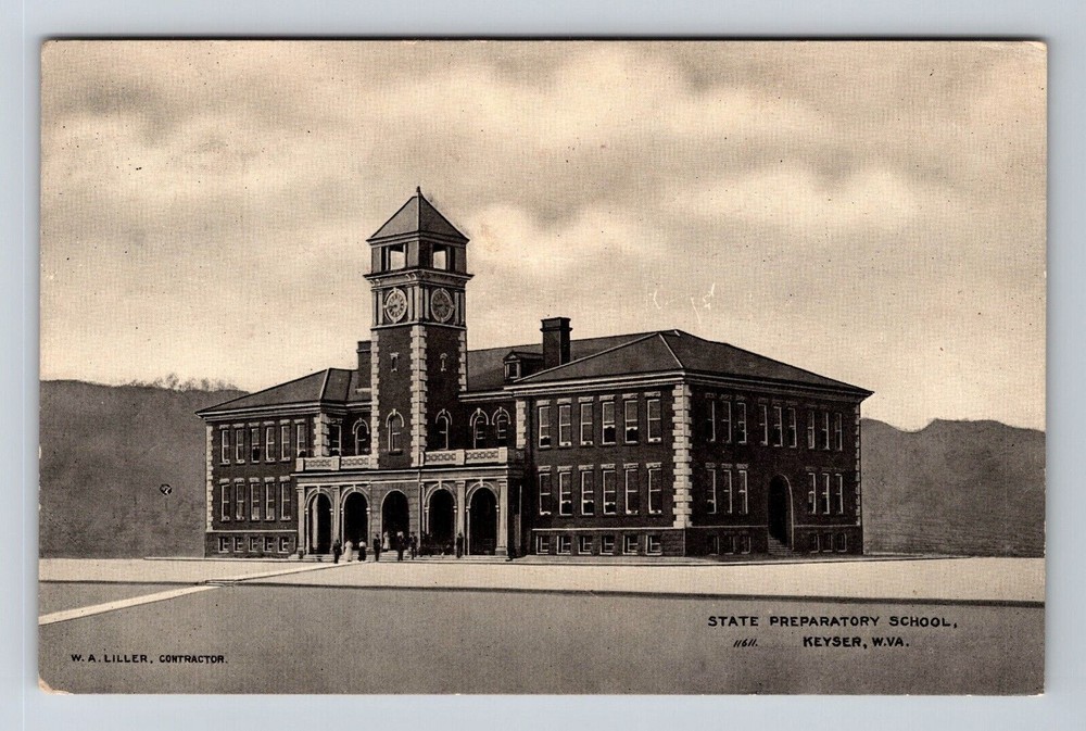 Keyser WV-West Virginia, State Preparatory School, c1910 Vintage Postcard