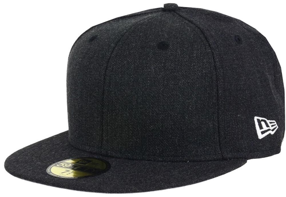 New Era Heather Black Cap 59Fifty Fitted Limited Edition