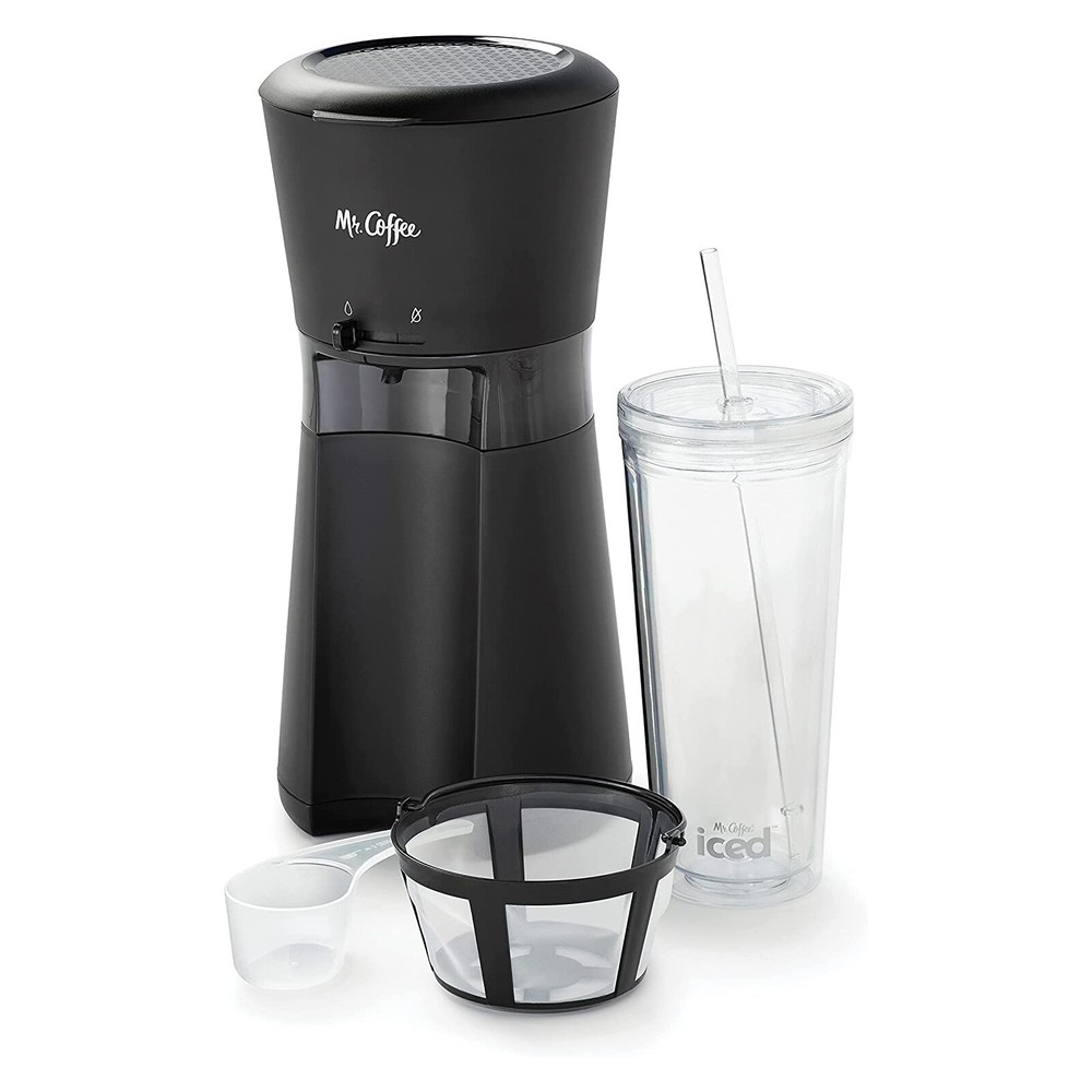 Mr. Coffee Iced Coffee Maker, Single Serve Machine with 22-Ounce Tumbler