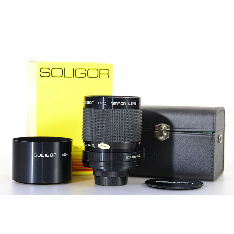 Soligor MC 8.5/650 Mirror Lens T2 Mount - 650mm 1:8.5 Reflex Lens T-2