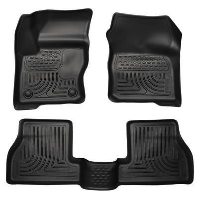 Husky Liners 98771, Kit Black Plastic Fits 12- Ford Focus Front/ 2Nd Floor Liner