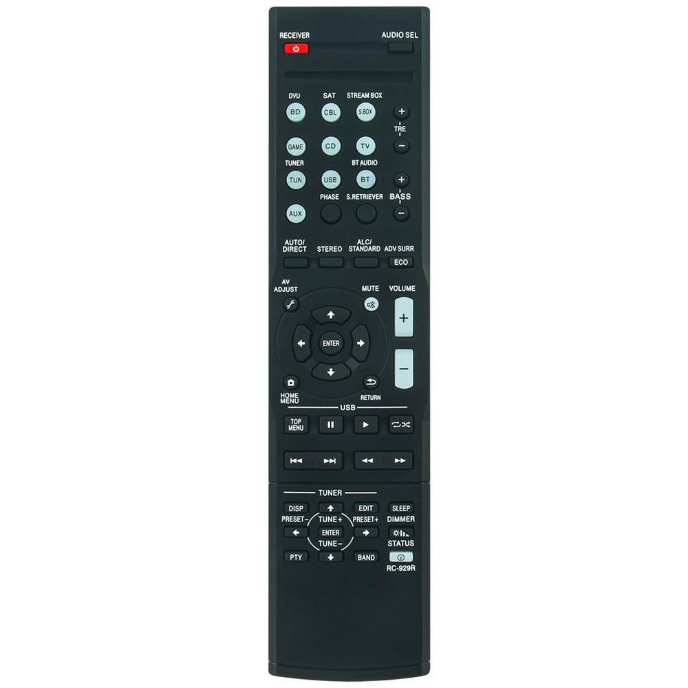 RC-929R Replace Remote for Pioneer AV Receiver VSX-531 VSX-532 VSX-325 HTP-074