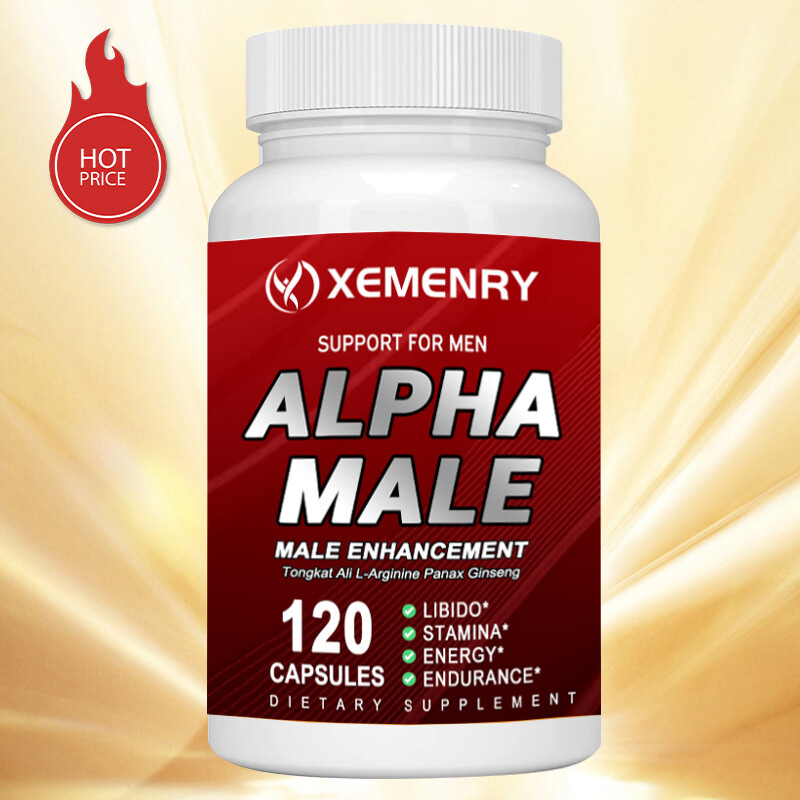 Alpha Male -Testosterone Booster, Energy & Endurance, Metabolism, Muscle Health
