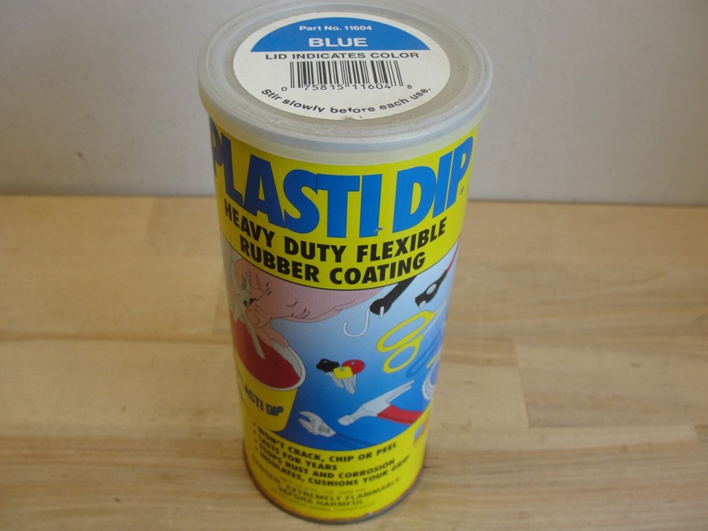 NEW PLASTI DIP HEAVY DUTY FLEXIBLE RUBBER COATING 14.5 FL. OZ. BLUE #11604